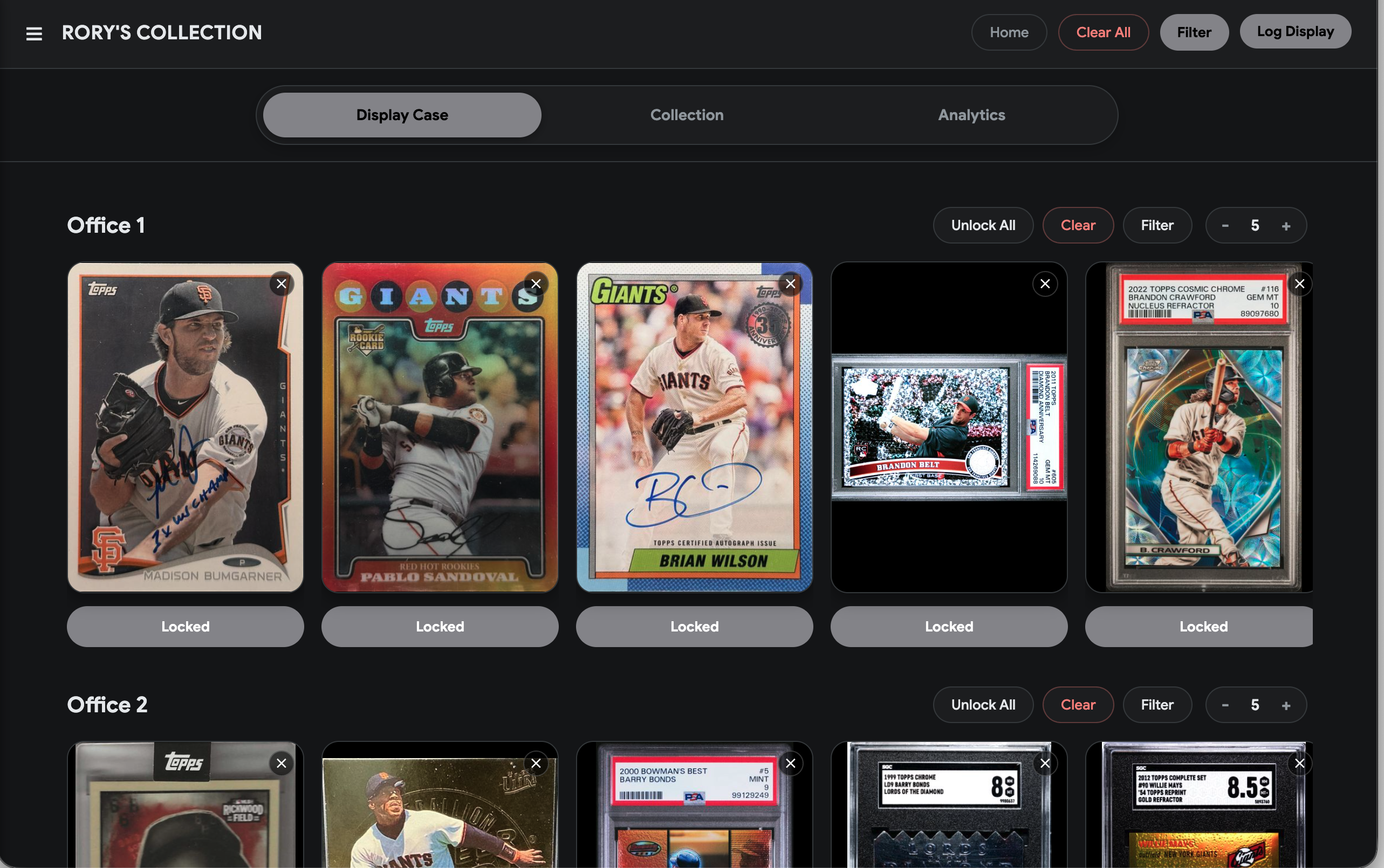 Sports Card Inventory App